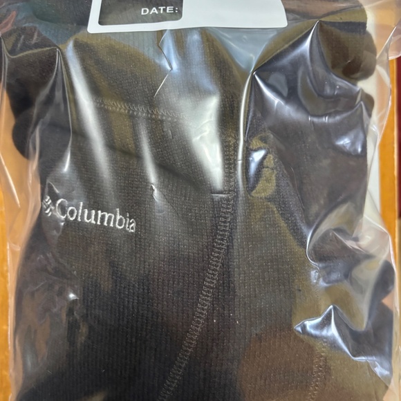 Men's LARGE Dark Chocolate Brown Columbia jacket (fleece-lined) OMNI-SHIELD - Picture 5 of 5